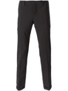 Dondup Straight Leg Trousers, Men's, Size: 36, Grey, Cotton/spandex/elastane/virgin Wool