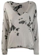 Suzusan Tie-dye Effect Jumper - Black