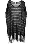 Polo Ralph Lauren Crocheted Tunic, Women's, Size: Medium, Black, Acrylic/nylon