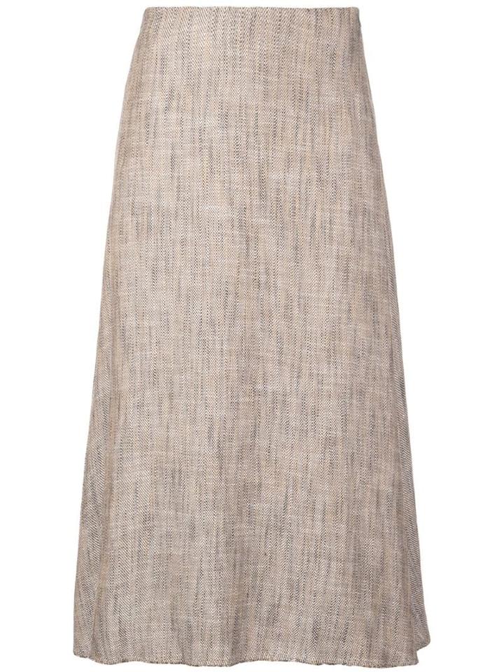 Theory A-line Skirt - Brown
