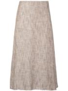 Theory A-line Skirt - Brown