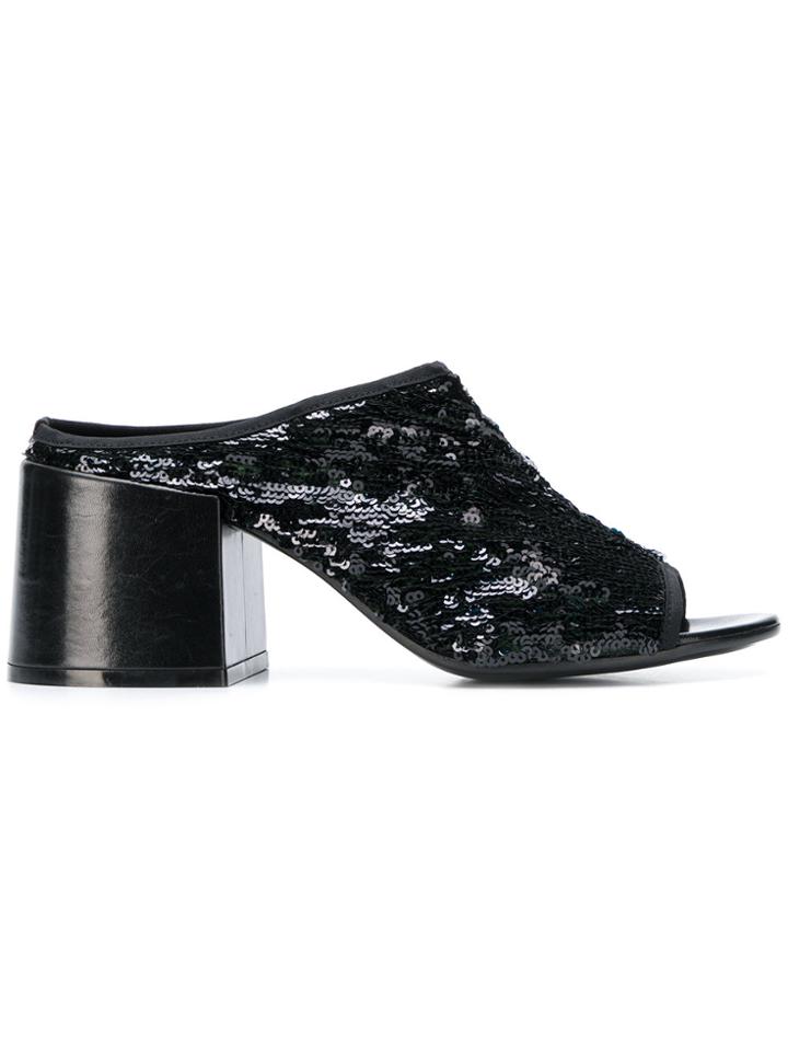 Mm6 Maison Margiela Loli Mules - Black