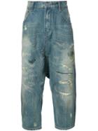Mostly Heard Rarely Seen - Cropped Jeans - Men - Cotton - 32, Blue, Cotton