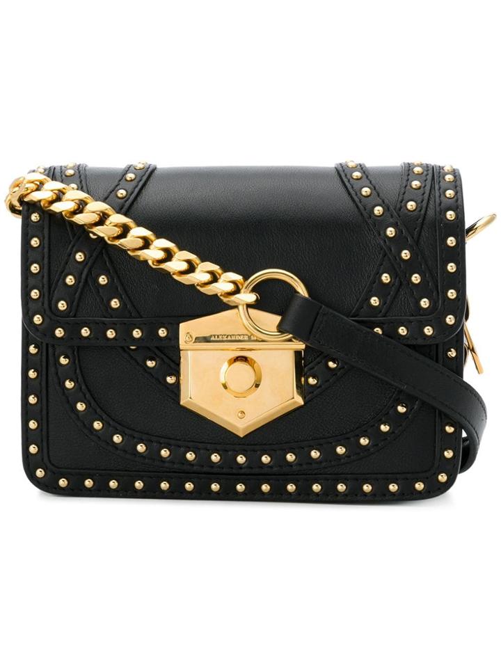 Alexander Mcqueen Wicca Studded Crossbody Bag - Black
