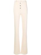 Paco Rabanne Boot Cut Trousers - Nude & Neutrals