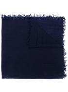 Aspesi Fine-knit Scarf - Blue