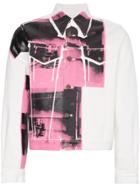 Calvin Klein 205w39nyc Andy Warhol Little Electric Chair Denim Jacket