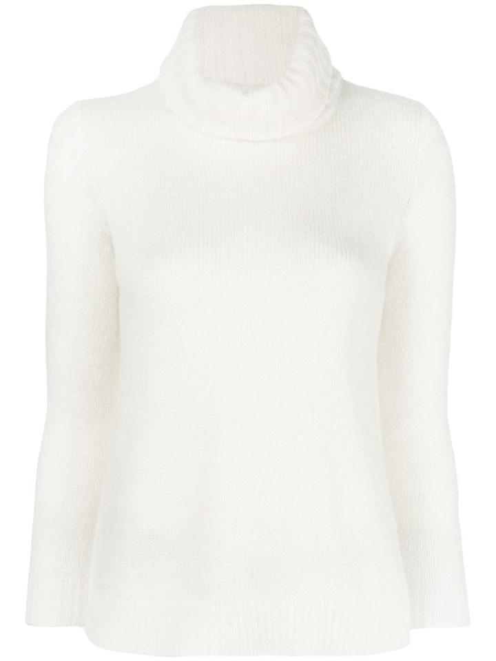 Blugirl Roll Neck Sweater - White