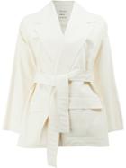 Maison Rabih Kayrouz Wrap Blazer - White