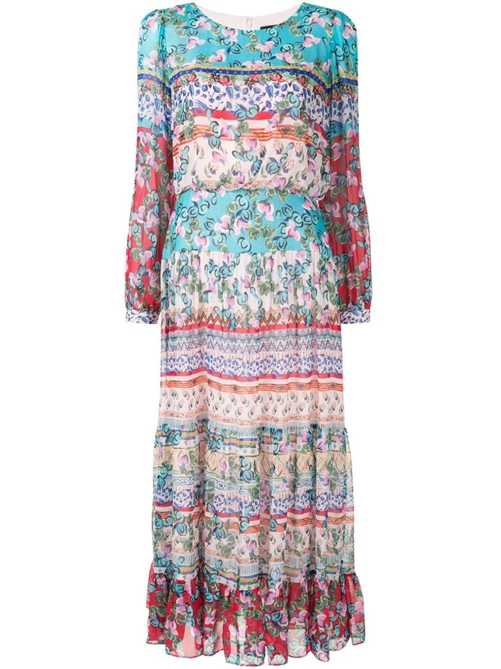 Saloni Isabel Dress - Blue