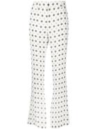 A.l.c. Joseph Flared Trousers, Women's, Size: 4, White, Silk