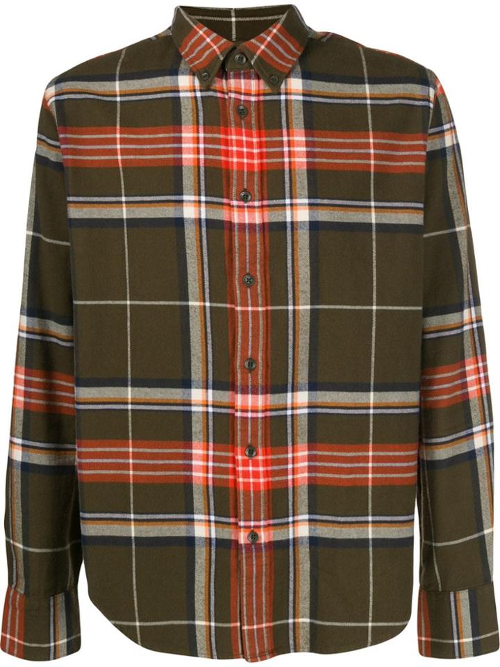 Rag & Bone Checked Button-down Shirt - Green