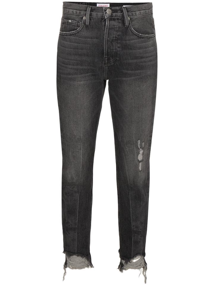 Frame Denim Rigid Re Release Le Original Distressed Jeans - Grey