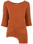 Mara Mac Knitted Top - Brown
