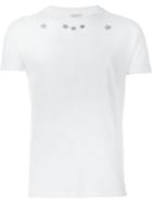 Saint Laurent Star Print T-shirt, Men's, Size: Medium, White, Cotton