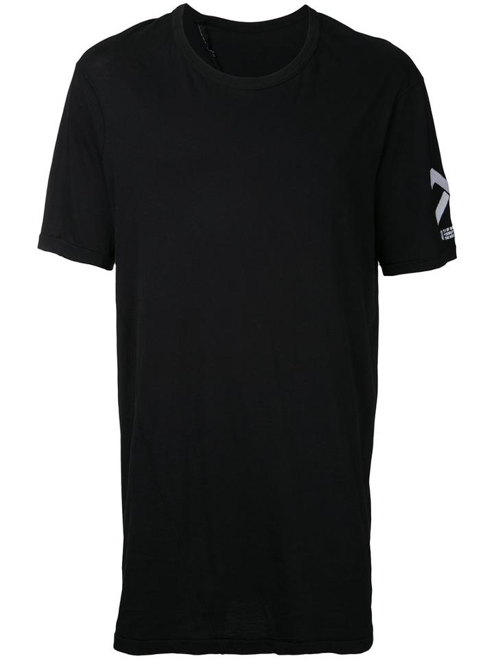 11 By Boris Bidjan Saberi - Cross Print T-shirt - Men - Cotton - Xl, Black, Cotton