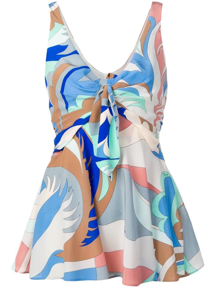 Emilio Pucci Acapulco Print Top - Blue