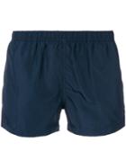 Ron Dorff Contrast Trim Swim Shorts - Blue