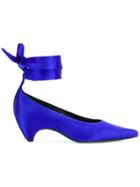 Stella Mccartney Wrap Ankle Pumps - Blue