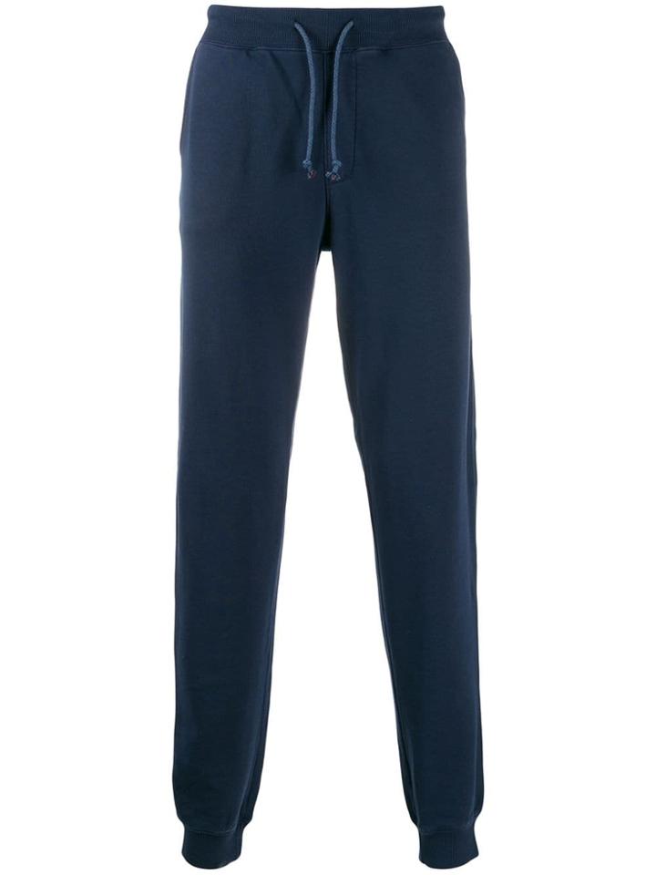 Sun 68 Drawstring Waist Track Pants - Blue
