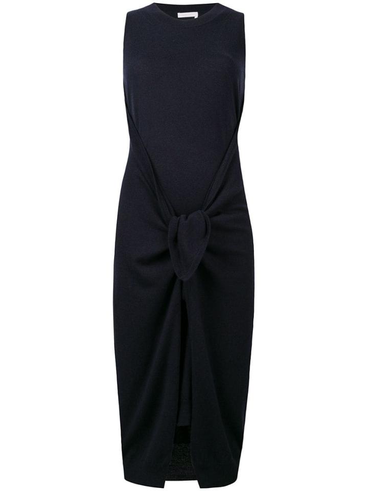 See By Chloé Front Slit Dress - Blue
