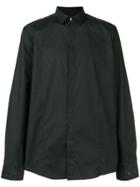 Les Hommes Shoulder Detail Shirt - Black