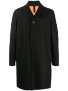 Harris Wharf London Single-breasted Midi Coat - Black