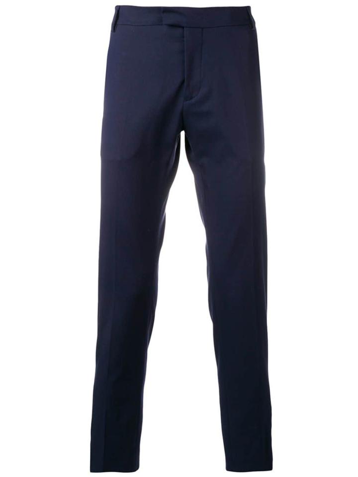Les Hommes Slim Fit Chinos - Blue