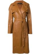 Federica Tosi Belted Trench Coat - Brown
