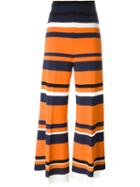Sportmax 'calao' Striped Palazzo Trousers