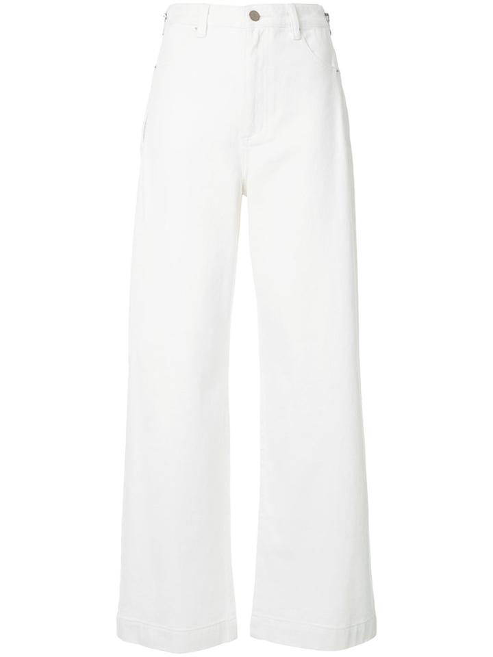 3.1 Phillip Lim Zip Detail Jeans - White