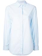 Cityshop - Classic Shirt - Women - Cotton/polyester - One Size, Blue, Cotton/polyester
