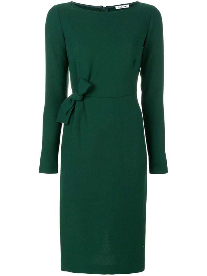 P.a.r.o.s.h. Bow Detail Dress - Green