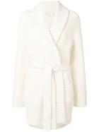 Michael Michael Kors Tie Waist Cardi-coat - White