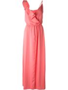P.a.r.o.s.h. 'pantera' Dress, Women's, Size: Medium, Pink/purple, Polyester