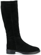 Hogl Flat Knee Length Boots - Black