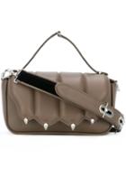 Marco De Vincenzo Paw Detail Shoulder Bag, Women's, Grey