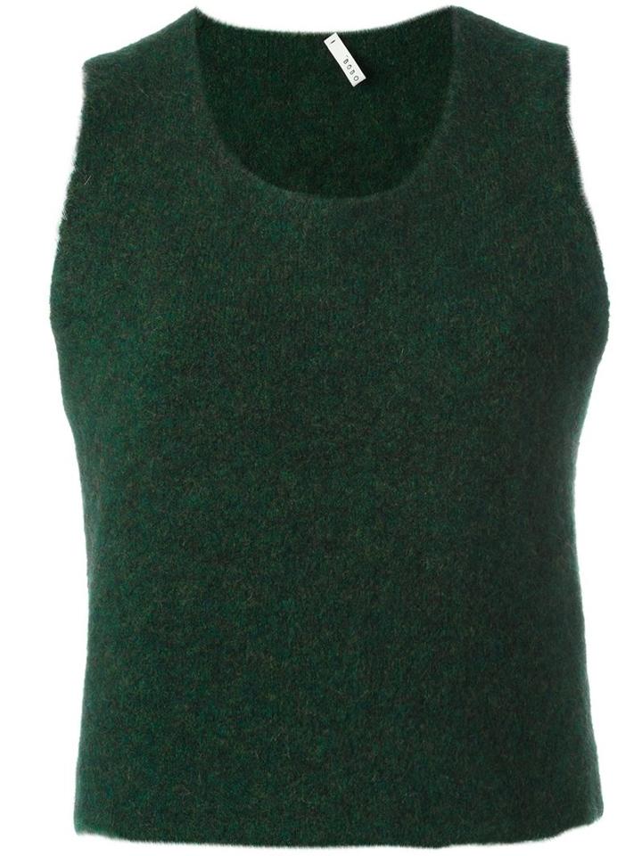 Boboutic 'moho' Knit Vest, Women's, Size: Small, Green, Polyamide/spandex/elastane/mohair/yak