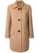 Salvatore Ferragamo Pre-owned Salvatore Ferragamo Long Sleeve Coat