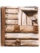 Faliero Sarti 'biblioteca Altieri' Scarf, Men's, Brown, Modal/cashmere