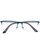 Giorgio Armani Low Square Shaped Glasses - Blue