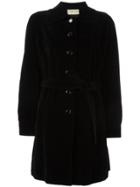 Emanuel Ungaro Vintage Velvet Coat - Black