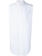Icosae Sleeveless Shirt, Men's, Size: Large, White, Cotton