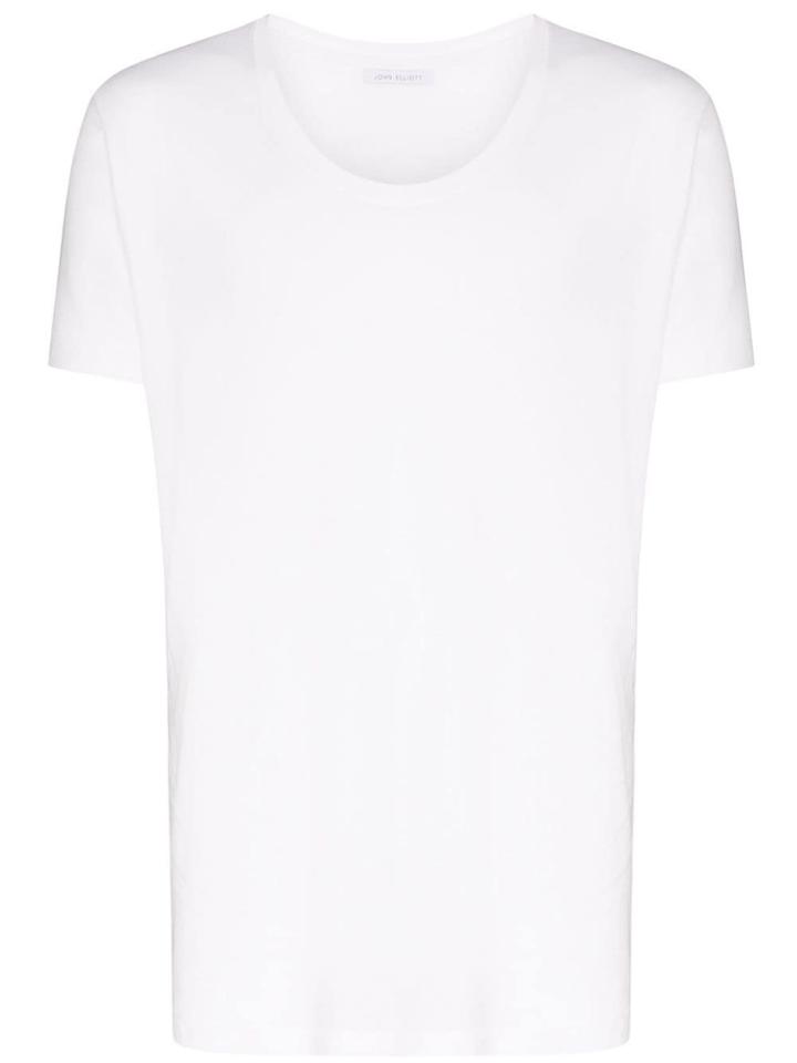 John Elliott U-neck T-shirt - White