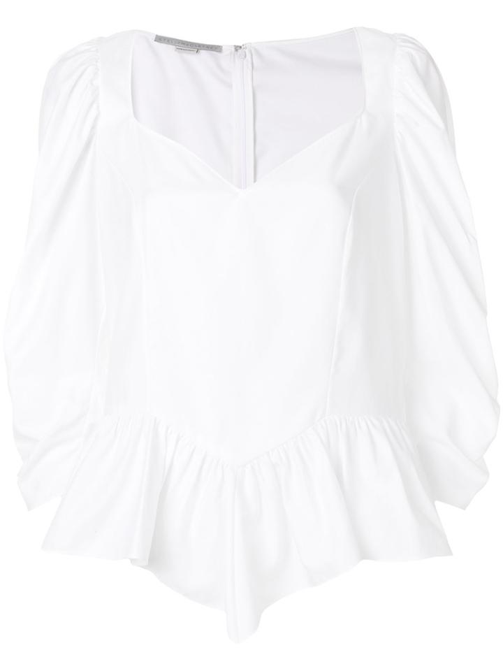 Stella Mccartney Peplum Blouse - White