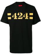 424 Printed T-shirt - Black