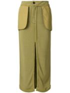 John Galliano Pre-owned Inside Out Midi Skirt - Green