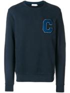 Ck Calvin Klein Terry Logo Sweatshirt - Blue