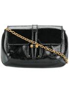 Yves Saint Laurent Vintage Chain Strap Shoulder Bag - Black