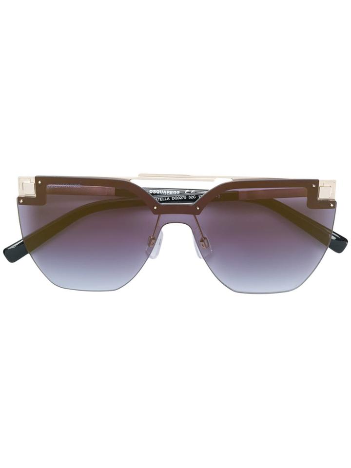 Dsquared2 Eyewear Donatella Square Sunglasses - Black